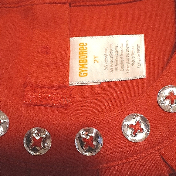 GYMBROEE RED EMBELLISED NWT DRESS 2T - Picture 3 of 11